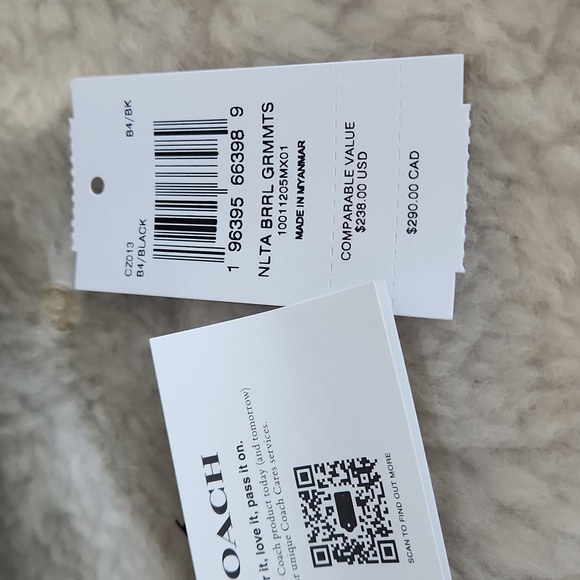 NWT IOP Coach Black Leather Nolita Barrell Bag With Grommets 🖤🎁🌙 - Picture 16 of 16